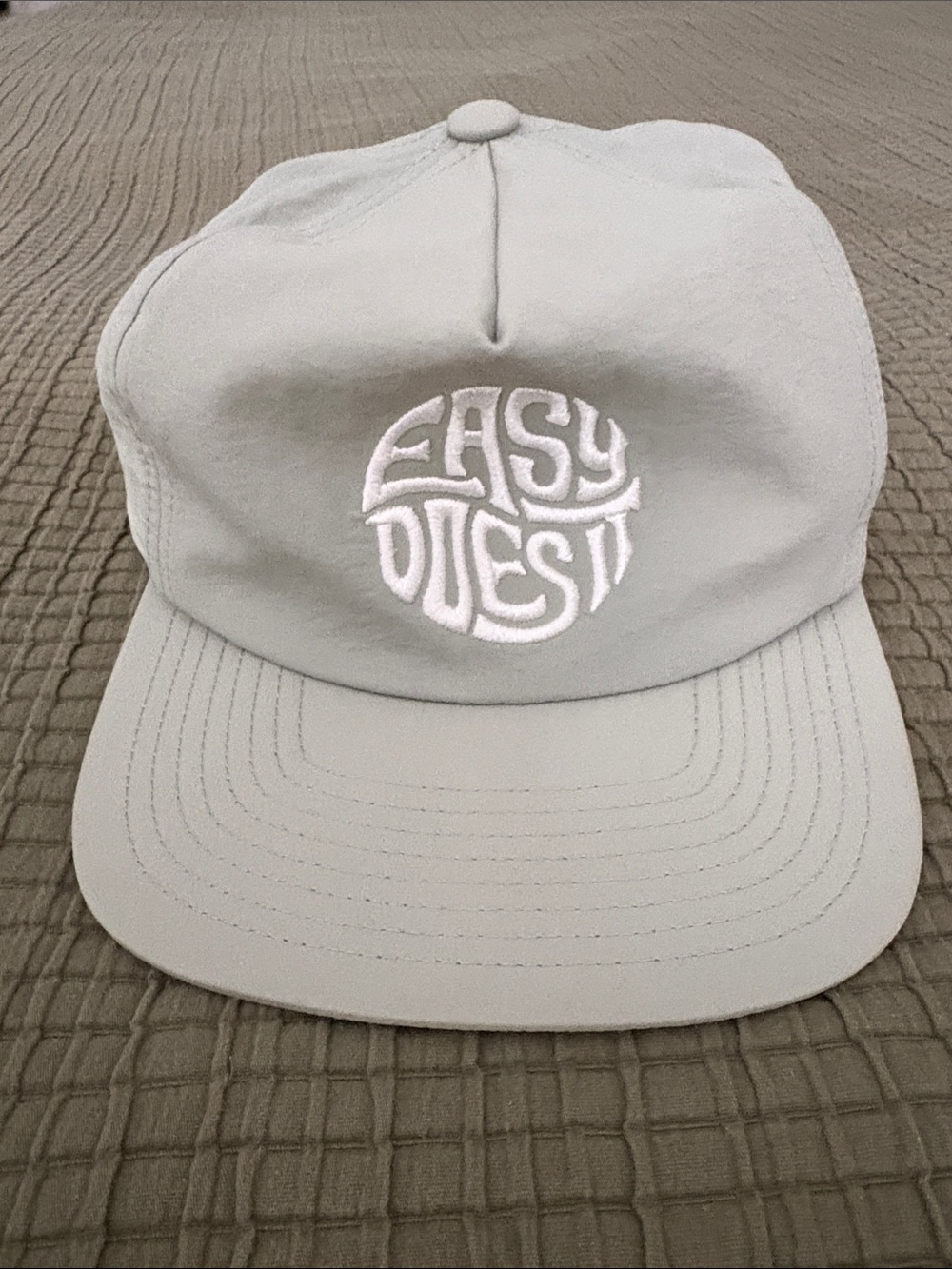Easy Does It Embroidered Katin Hat